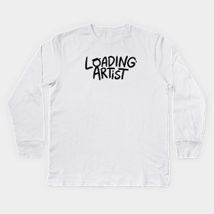 Loading Artist Logo (minimalist) Kids Long Sleeve T-Shirt